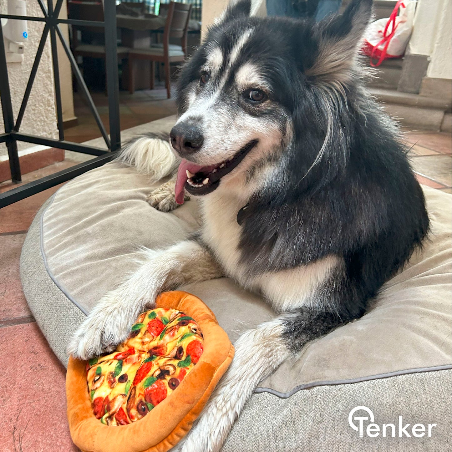 Juguete de Peluche con Sonido en Forma de Pizza