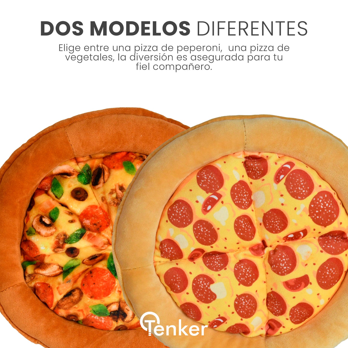 Juguete de Peluche con Sonido en Forma de Pizza