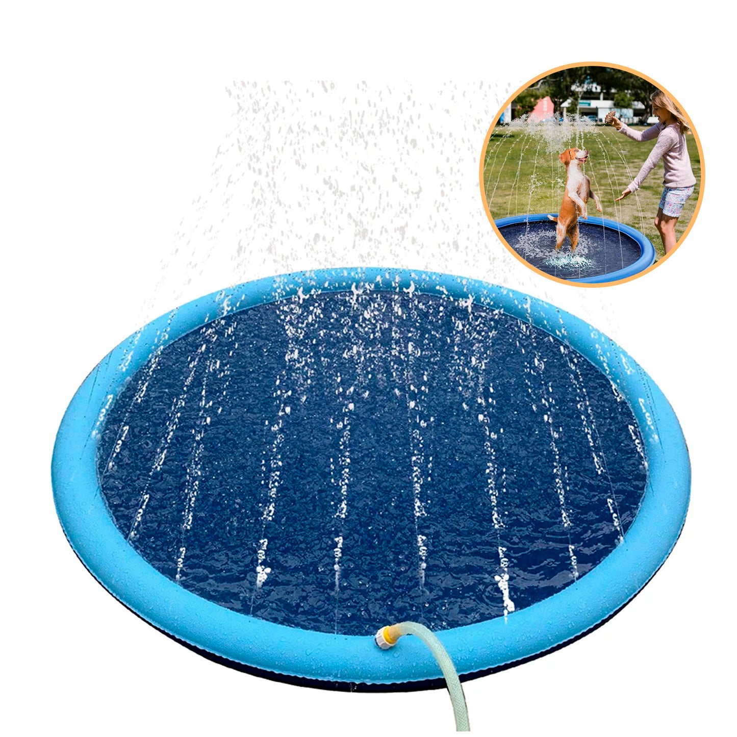 Almohadilla Inflable de Salpicaduras de 170CM