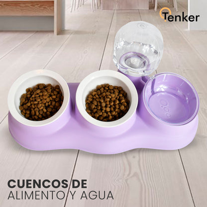 Bol/cuenco Multifunción para Mascotas, gatos y cachorros - Alimenta y Hidrata a tu Amigo Peludo con Estilo